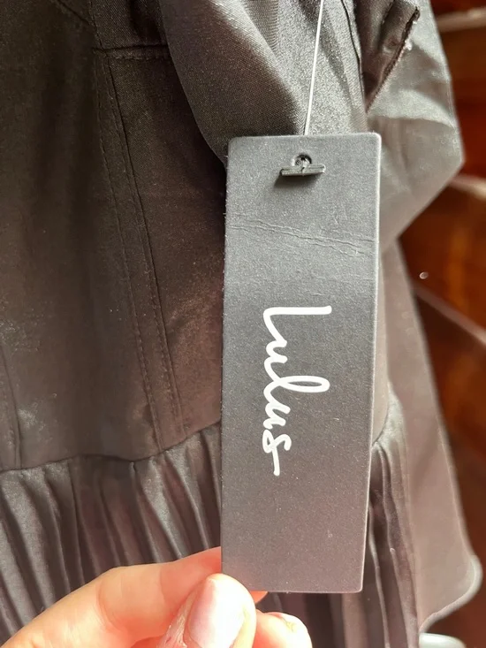 LuLu’s Black Maxi Bridesmaid Dress - Picture 5 of 5